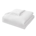 thumbnail image 4 of VCNY Home Scallop 3-Piece White Solid Comforter Set, Full/Queen, Adult, Unisex, 4 of 5