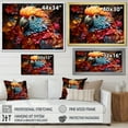 thumbnail image 4 of Designart "Parrot'S Vivid And Tropical Rhapsody" Parrot Floater Framed Canvas Wall Art, 4 of 5