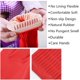 thumbnail image 2 of Guantes de limpieza de goma reutilizables ZHAOCHENG guantes de goma rojos aptos para lavavajillas y limpieza del hogar talla S, 2 of 5