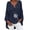 Navy, variant on asdoklhq Womens Plus Size Long Blouses,Women's Summer Long Sleeve Shirts Zip Casual Tunic V-Neck Rollable Blouse Tops