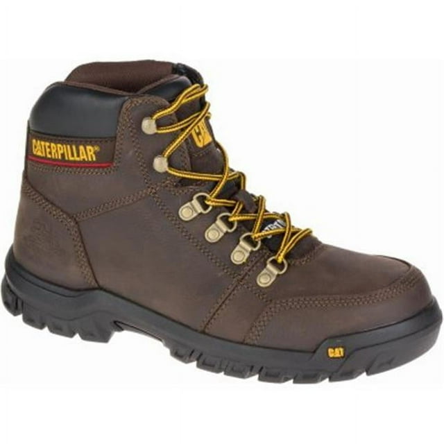 Cat Footwear 230135 Caterpillar Mens Outline Steel Toe Oiled Full Grain Leather Upper Boot - Size 8, Medium