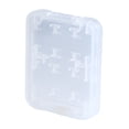 thumbnail image 1 of 1/50pcs Portable Memory Card Transparent Storage Box, 1 of 1