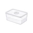 thumbnail image 1 of Yuarrent Caja de almacenamiento para refrigerador de ABS, fácil de mover, con mango cómodo, no es fácil de usar y romper, temporizador Cocina y Comedor talla mediana, 1 of 6