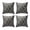 Gray, variant on Gyulin Pack of 4 Gold Velvet Throw Pillow Covers 18x18 Inches Solid Square Pillow Covers Geometric Cushion Covers for Couch Sofa Home Bedroom Decor, Pink
