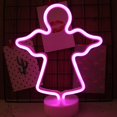 thumbnail image 1 of Cute Design Night Light Beside Lamp 3 * AA Cell Operated USB Powered Portable for Home Decoration Deco Birthday Present Gift, 1 of 4