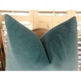 thumbnail image 2 of Plutus 20 x 36 in. Double Sided King Size Contentment Peacock Handmade Throw Pillow - Teal, 2 of 2