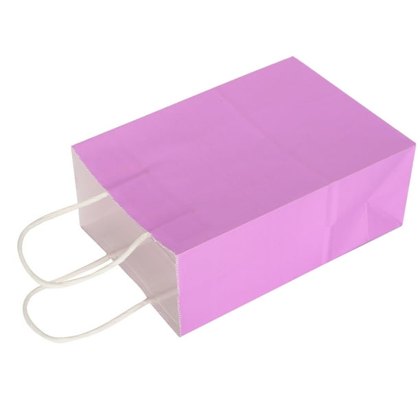 Bolsas Kraft Pequeñas EUSOAR Bolsas De Papel Kraft Para Regalo, 20 Paquetes De 7.8 X 3.9 X 11 Pulgadas, Bolsas De Papel De Compras Con Asas, Bolsas De Regalo De Papel Kraft