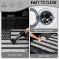 thumbnail image 4 of SEANATIVE Non-Slip Car Trunk Mat Universal Size Truck Cargo Liner Heavy Duty Dog Cargo Mat Durable Rear Trunk Protector Machine Washable All Weather Cargo Mats, Retro American Flag Black Grey, 4 of 4