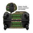 thumbnail image 3 of Bingfone Dark Green Vintage Corn Pattern Luggage Cover Washable Suitcase Cover Protector Anti-scratch Suitcase cover Fits 18-32 Inch Luggage (No luggage included), 3 of 8