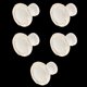 thumbnail image 2 of Blesiya - Perilla para de 5 piezas con torllos, blanca Gloria Perilla del gabinete Manija del armario, 2 of 9
