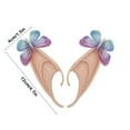 thumbnail image 2 of Soft Silicone Pointed Elf-Ear for Role-Play Party Events - Reusable Breathable Accessory, 2 of 6