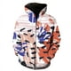 thumbnail image 1 of Sudadera con capucha y cremallera 3D con pintura de arte de grafiti para hombre y mujer, estilo hip hop, estilo Harajuku, para hombre, 1 of 6