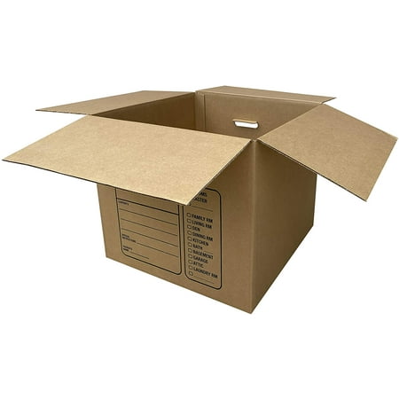 Uboxes 12 Premium Medium Moving Boxes 18x18x16 Cardboard Box Walmart Canada