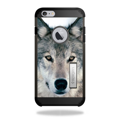 Skin Decal Wrap for Spigen iPhone 6 Plus/6s Plus Armor Kickstand Wolf - image 1 of 2