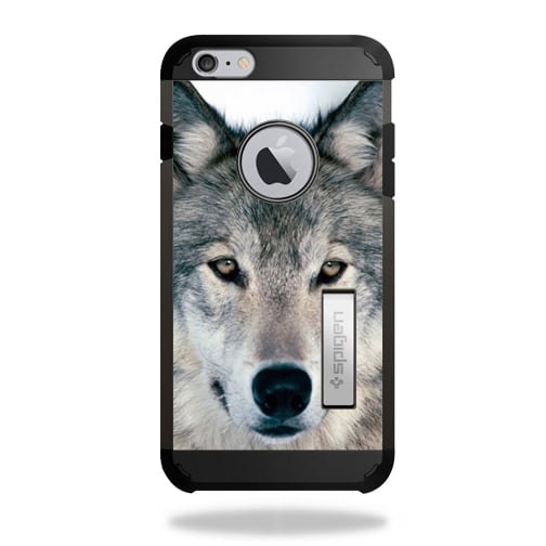 Skin Decal Wrap for Spigen iPhone 6 Plus/6s Plus Armor Kickstand Wolf