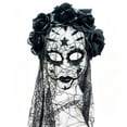thumbnail image 2 of Halloween Ghost Mask, Scary Horror Plastic Face Mask with Eerie Design for Costume Party Cosplay Props House Decor, 12x9.4 Inch, 2 of 6
