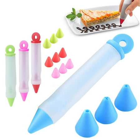 

SPRING PARK ilicone Food Writing Pen Cake Cookie Cream Pastry Chocolate Decorating Pen DIY Personalized Cake