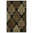 thumbnail image 2 of Impressions Caldwell Damask Floral Modern & Contemporary Area Rug, Black, 2 of 4