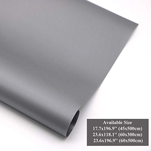 Hersvin Shelf Liners 23 6x196 9 Inch Eva Non Slip Drawer Mats Non Adhesive Cupboard Pad Kitchen Cabinet Lining Fridge Cushion For Home Office Gray Diamond 60x500cm Walmart Com Walmart Com