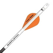 New Archery Products NAP Quikfletch Twister Vanes 2" 6 Pack White/Orange