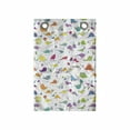 thumbnail image 1 of Funny Cartoon Hanging Pocket Organizer, Various Colors and Shapes of Dinosaur Motifs Doodle Animal Drawings, Printed Polyester Storage Bag with Pockets, 14" x 20", Multicolor, 1 of 2