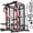 P43Pro, variant on LNOW Power Rack Cage Smith Machine Home Gym 2000LB Squat Rack All-in-One Total Body Workout System Dual Pulley Cable Crossover Multi-Functional Workout Machine with Weight Bench