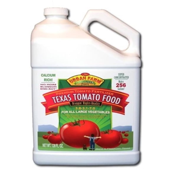 Urban Farm Fertilizers  Texas Tomato Food 128 Fl. Oz Fertilizer