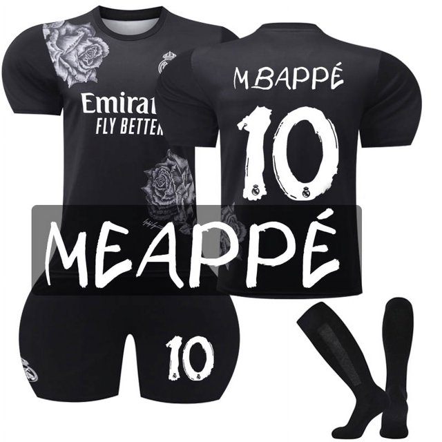 Maillot de Football pour Enfants Garçons Filles RONALDO 7# KROOS 8# BELLINGHAM 5# MBAPPE 10#