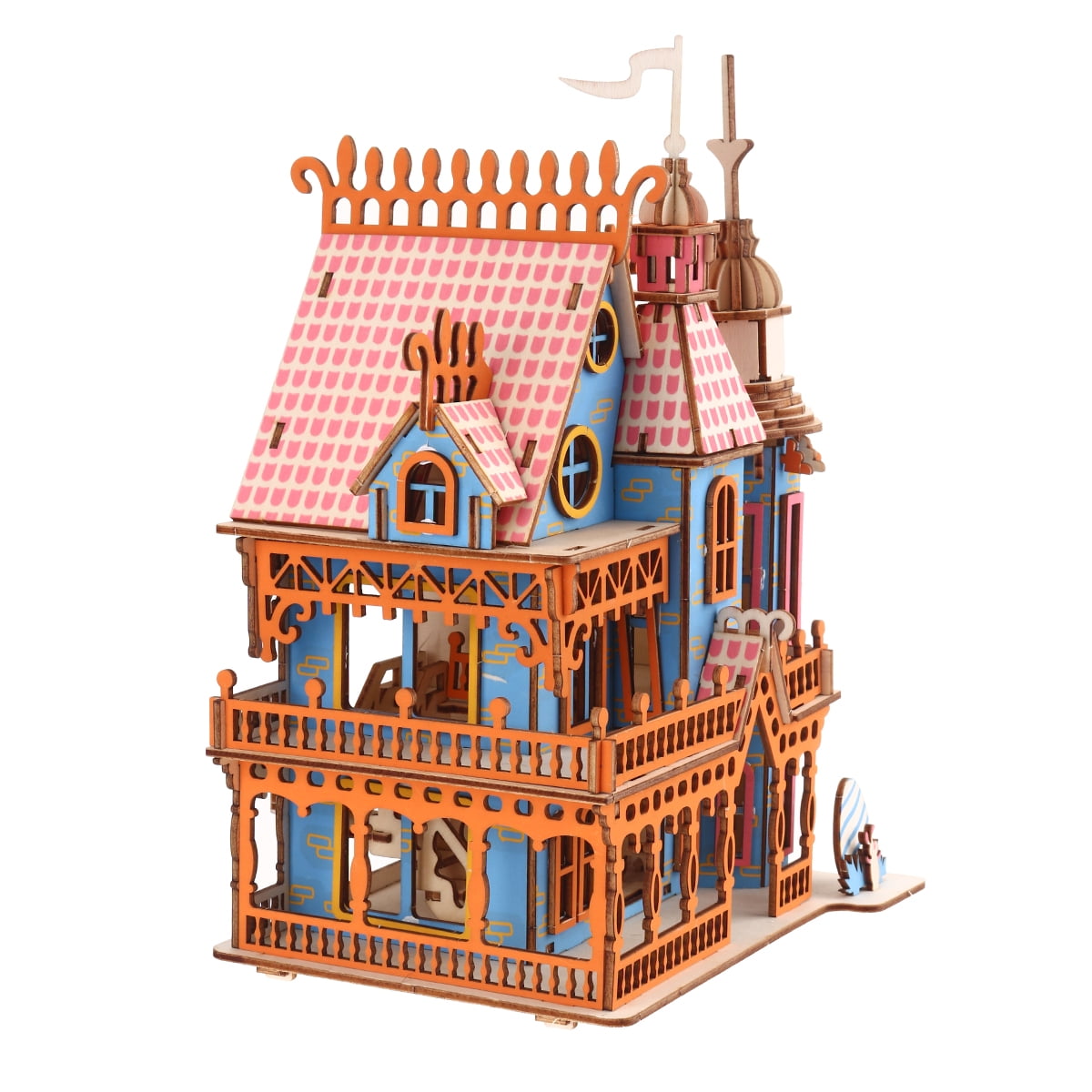Wooden Puzzle for Adults, Villa Model for Boyfriend, Kids, Husband,  Birthday Gift Model Assembly Wooden Craft Home Decors Adult Craft Kits Cool  Wooden Model Kit Home Decoration - Walmart.com