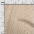 thumbnail image 2 of oneOone Polyester Spandex Light Beige Fabric Geometric Sewing Material Print Fabric By The Yard 56 Inch Wide, 2 of 4
