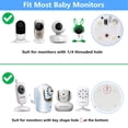 thumbnail image 2 of Soporte para monitor de bebé con cuello de cisne para Motorola, Owlet, VAVA, monitor de bebé Arlo y la mayoría de las cámaras universales para monitor de bebé, soporte flexible para monitor de bebé si, 2 of 5