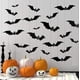 thumbnail image 2 of Halloween！Decoración de pared, 96 pegatinas 3D de decoración de Halloween, color negro espeluznante, 2 of 5