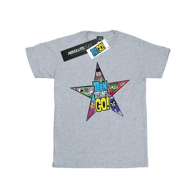 DC Comics T-Shirt Garçon Teen Titans Go Star Logo