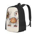 thumbnail image 2 of Vsdgher Brown Cat Cartoon Print Backpack for Women Men School Bookbag with Laptop Compartment for College Work Travel, Simple Fashion Casual Daypack, Fit 15" Laptop, 2 of 8