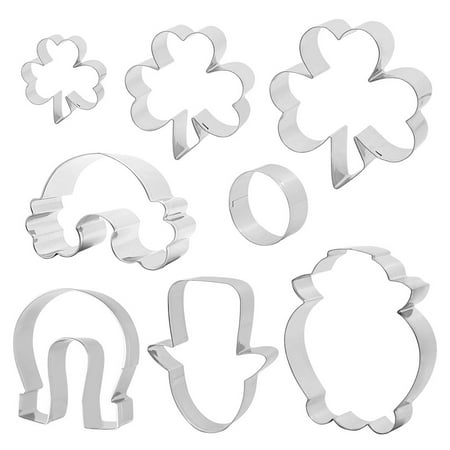 

PAPADA 8 Pcs Icing Sandwich Cookie Molds Saint Patrick s Day Irish Party Supplies Gift for Holiday Supplies Cake Pastry Biscuit