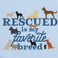 thumbnail image 2 of CafePress - Rescued Is My Favorite Breed Baby Light Bodysuit - Baby Light Bodysuit, Size Newborn - 24 Months, 2 of 4