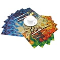 thumbnail image 2 of XMXT 1 Pcs Woven Placemats, Abstract Structure Pattern Stain Resistant Anti-Skid Placemat for Kitchen Table, 12 x 18 inches, 2 of 6