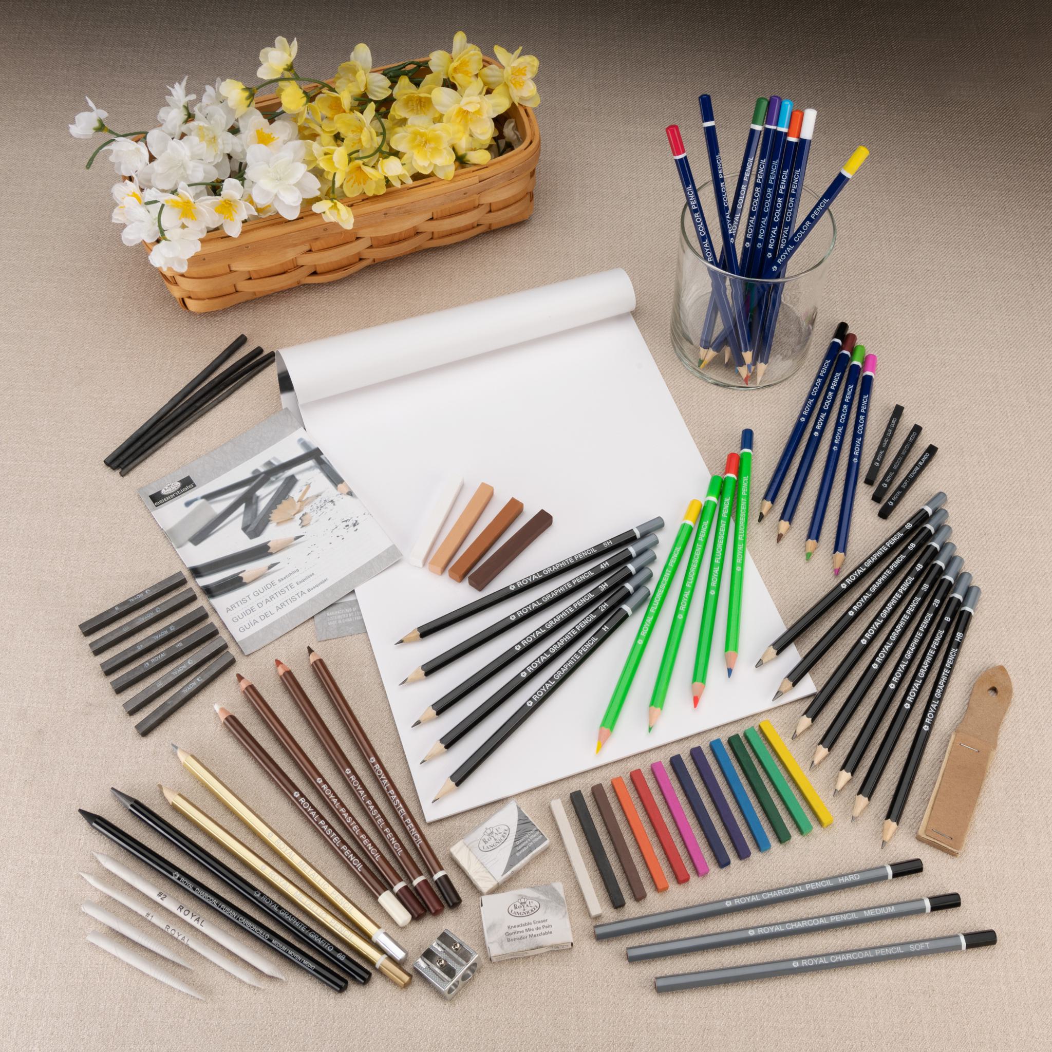 Essentials Clear View Art Set-Sketching & Drawing