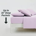 thumbnail image 5 of Neutral Solid Color Brushed Microfiber Deep Pocket Sheet Set, 5 of 9