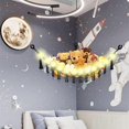 thumbnail image 2 of Hamaca de peluche CERETIA de 102 x 102 x 150 cm con juego de luces LED, 2 unidades, 2 of 8