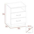 thumbnail image 3 of Tuhome Napoles 2 Drawer Night Stand Espresso, 3 of 11