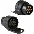 thumbnail image 2 of Enchufe adaptador de remolque, adaptador de remolque impermeable de 7 pines a 13 pines compatible con automóviles y camiones, 2 of 4