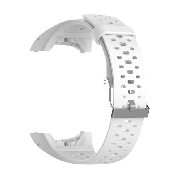 Correa de silicona transpirable para pulsera, reloj deportivo inteligente, correa de reloj, reemplazo de pulsera para Polar M400 M430 GPS Vogacara EL2809-02B