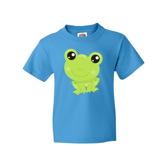 Inktastic Cute Frog, Little Frog, Baby Frog, Green Frog Youth T-Shirt