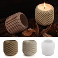 thumbnail image 2 of Mesh Candle Jar Silica Mould DIY Concrete Flower Pot Storage Box Resin Holder, 2 of 10
