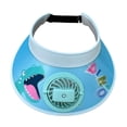 thumbnail image 3 of Sombrero Del Ventilador de La Visera Del Sol Hugo ajustable Lindo ala Grande para Niños azul, 3 of 10