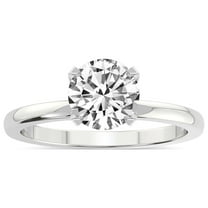 IGI Certified 3 Carat Round Shape Lab Grown Diamond Engagement Ring | 14K White Gold |Lyla Hidden Accents SolitaireLab Diamond Ring | FG-VS1-VS2 Quality Friendly Diamonds