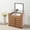 Light Brown, variant on ToppiJoy 5 Tiers Eapmic Extra Carved, Wooden Jewelry Box Jewelry Case Cabinet Armoire Ring Necklacel Gift Storage Box Organizer (Brown, Style 4)