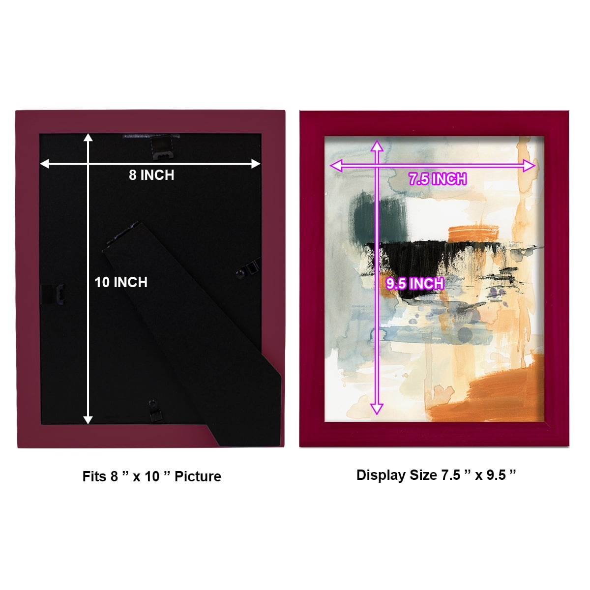 Seria IV - Framed Print w/glass - Cherry Red