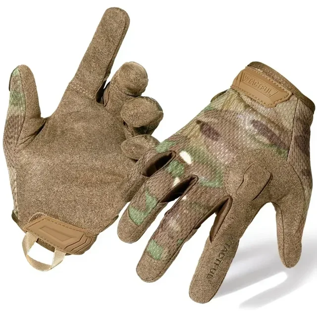Gants Tactiques Extérieurs Écran Tactile Chasse Sport Cyclisme Camping Randonnée Paintball Travail Conduite Léger Doigts Complets Hommes
